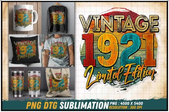 Download Vintage 1921 Limited Edition Retro Round - 1921 Collection